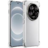 Kzy Xiaomi Mi 14 Ultra ile Uyumlu Kapak Kamera Korumalı Airbag Antishock Köşe Korumalı Şeffaf Silikon Kılıf
