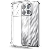Kzy Xiaomi Mi 15 Pro ile Uyumlu Kapak Kamera Korumalı Airbag Antishock Köşe Korumalı Şeffaf Silikon Kılıf - Xiaomi 15 Pro