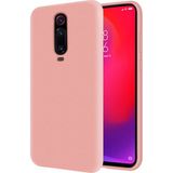 Kzy Xiaomi Mi 9t İçi Kadife Soft Silikon Kılıf - Pembe