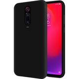Kzy Xiaomi Mi 9t İçi Kadife Soft Silikon Kılıf - Siyah