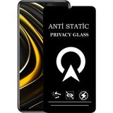 Kzy Xiaomi Poco M3 Tam Kaplayan Anti Statik Görünmez Safir Ekran Koruyucu Hayalet Cam - Saydam