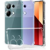 Kzy Xiaomi Poco M6 Pro 4g ile Uyumlu Kapak Kamera Korumalı Airbag Antishock Köşe Korumalı Şeffaf Silikon Kılıf