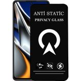 Kzy Xiaomi Poco X4 Pro Tam Kaplayan Anti Statik Görünmez Safir Ekran Koruyucu Hayalet Cam - Saydam