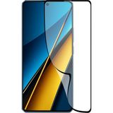 Kzy Xiaomi Poco X6 ile Uyumlu Tam Kaplayan Fiber Nano Ekran Koruyucu Cam - Şeffaf
