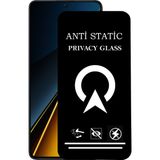 Kzy Xiaomi Poco X6 Pro İle Uyumlu Tam Kaplayan Anti Statik Görünmez Safir Ekran Koruyucu Hayalet Cam - Şeffaf