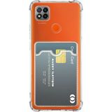 Kzy Xiaomi Redmi 10A Kapak Kamera Korumalı Kartlıklı Darbe Emici Özellikli Şeffaf Silikon Kılıf
