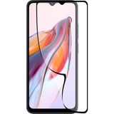 Kzy Xiaomi Redmi 12C Tam Kaplayan Fiber Nano Ekran Koruyucu Cam - Parlak Şeffaf