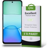 Kzy Xiaomi Redmi 13 ile Uyumlu Temperli Ekran Koruyucu Kırılmaz Cam Ekonomik 5'li Paket - Şeffaf