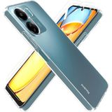 Kzy Xiaomi Redmi 13C Kapak Kamera Korumalı Airbag Antishock Köşe Korumalı Şeffaf Silikon Kılıf