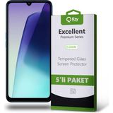 Kzy Xiaomi Redmi 14C ile Uyumlu Temperli Ekran Koruyucu Kırılmaz Cam Ekonomik 5'li Paket - Şeffaf