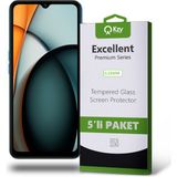 Kzy Xiaomi Redmi A3 4g ile Uyumlu Temperli Ekran Koruyucu Kırılmaz Cam Ekonomik 5'li Paket - Şeffaf
