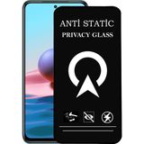 Kzy Xiaomi Redmi Note 10 Tam Kaplayan Anti Statik Görünmez Safir Ekran Koruyucu Hayalet Cam - Saydam