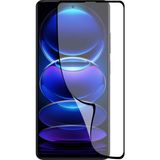 Kzy Xiaomi Redmi Note 12 Pro 5g ile Uyumlu Tam Kaplayan Fiber Nano Ekran Koruyucu Cam - Şeffaf