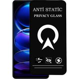 Kzy Xiaomi Redmi Note 12 Pro Tam Kaplayan Anti Statik Görünmez Safir Ekran Koruyucu Hayalet Cam - Saydam