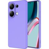 Kzy Xiaomi Redmi Note 13 4g Kapak Kamera Korumalı Içi Kadife Lansman Silikon Kılıf - Lila