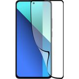 Kzy Xiaomi Redmi Note 13 ile Uyumlu Tam Kaplayan Fiber Nano Ekran Koruyucu Cam - Şeffaf
