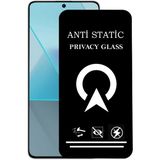 Kzy Xiaomi Redmi Note 13 Pro ile Uyumlu Tam Kaplayan Anti Statik Görünmez Safir Ekran Koruyucu Hayalet Cam - Saydam