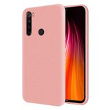 KZY Xiaomi Redmi Note 8 İçi Kadife Soft Logosuz Lansman Silikon Kılıf - Pembe