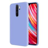 KZY Xiaomi Redmi Note 8 Pro İçi Kadife Soft Logosuz Lansman Silikon Kılıf - Lila