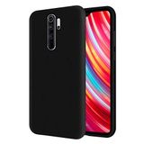 KZY Xiaomi Redmi Note 8 Pro İçi Kadife Soft Logosuz Lansman Silikon Kılıf - Siyah