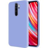 Kzy Xiaomi Redmi Note 8 Pro İçi Kadife Soft Silikon Kılıf - Açık Mavi