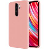 Kzy Xiaomi Redmi Note 8 Pro İçi Kadife Soft Silikon Kılıf - Pembe