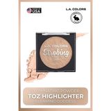 L.A. Colors Illuminating Powder - Cilde Işıltı ve Canlılık Katan Toz Highlighter #CSP255 Gold Halo
