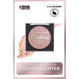L.A. Colors Illuminating Powder - Toz Highlighter #CSP254 Flashing Pink