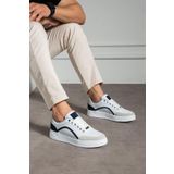 L.A Polo Beyaz Lacivert Delikli Erkek Sneaker