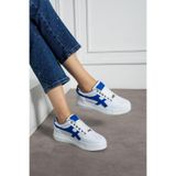 L.A Polo Beyaz Mavi Kadın Sneaker