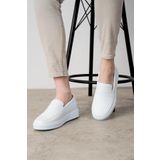 L.A Polo Erkek Günlük Beyaz Renk Loafer Ayakkabı