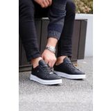 L.A Polo Erkek Siyah Renk Beyaz Tabanlı Günlük Sneaker Ayakkabı