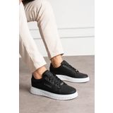 L.A Polo Günlük Nakışlı Siyah Beyaz Erkek Sneaker Ayakkabı 527