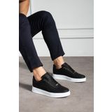 L.A Polo Siyah Beyaz Delikli Erkek Sneaker