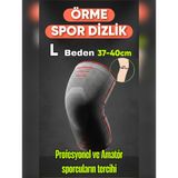 L beden 1 li 3D Örme Sporcu Dizlik – Ağrı Azaltıcı, Diz Koruyucu Nefes Alabilir, Kompresyon Destekli, Kaymaz, voleybol,fitnes,basketbol,doğa sporları