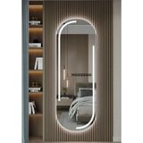 L' Capo 120X6L' Capo 120X60 cm Beyaz Boy Duvar Aynası Ledli Kumlamalı Dokunmatik Özellikli Modern Tasarım0 cm Beyaz Salon Duvar , Boy Duvar Aynası Ledli Kumlamalı Boy Aynası Dokunmatik Özellikli 98525