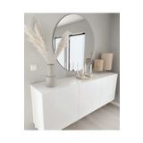 L' CAPO Ayna / Yuvarlak Ayna / Dekoratif Ayna / Banyo Aynası/konsol Aynası/ 60 cm Çapında