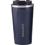 L Çelik Vakumlu Lacivert 500 ml Kahve El Termos Mug CIN399LC