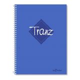 Lé Color 2012095/1 Tranz PP Kapak, 1.hamur kağıt Spiralli defter, Mavi