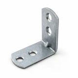 L Demir Gönye Metal Yuvarlak Başlı 20X35x35 Mm 50 Adet Köşe Birleştirme Sabitleme Montaj Aparatı
