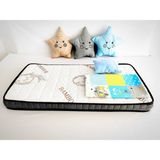 Âlâ Ev Modası 60*120 Soft Bamboo Bebek Yatağı - Seçenek 1 - Ash Grey