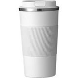 L Kilitli Çelik Mat Beyaz 510 ml Kahve Termos Mug CIN405BY - Çok Renkli
