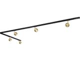 L köşe magnet ray led spot os ram marka led ampullü beşli led avize ray spot 3000k MYL00293713465küre