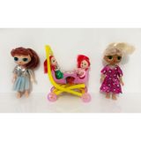 L.O.L. Oyuncak 4'lü L.O.L. Bebek Seti 2 Adet Anne Bebek 15 cm 2 Adet Çocuk