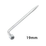 L Pipo Tip Tek Kol Çelik Bijon Anahtarı 19mm
