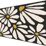 L-SPOUTTO Oyun mouse pedi, büyük masa matı, XXL fare altlığı, kaymaz kauçuk taban klavye pedi, su geçirmez masaüstü matı, dizüstü bilgisayar, çalışma oyunu için, ev, ofis, beyaz papatya