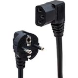 L Tip 90 Derece Power Güç C13 Kablo Tv Televizyon Kasa Pc Monitör Bakır Elektrik 1.5 mt 1,5 Metre