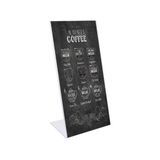 L Tipi Dikey 10X21cm Pleksi Masaüstü Şeffaf Föylük Broşürlük Fiyatlık 10Lu Paket