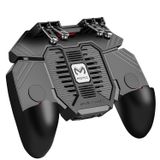 L1R1 L2R2 Tetikleyicili Mobil Oyun Kumandası [ 6 Parmak], PUBG/COD Mobil Kumanda ve Soğutma Fanı ve 1200 mAh Güç Bankası, Oyun Kavrama Joystick Oyun Pedi, 4,7-6,5 inç Android iOS Telefon için Çekim Aim Anahtarları