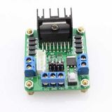 L298n Çift Motor Sürücü Kartı - Dual Motor Driver (yeşil Pcb)
